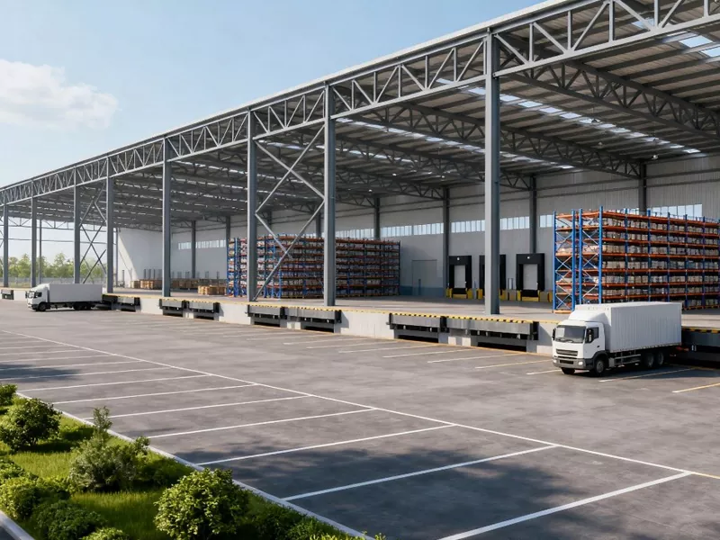 స్టీల్ స్ట్రక్చర్ డిస్ట్రిబ్యూషన్ సెంటర్ బిల్డింగ్